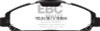 EBC Brakes DP23039 Greenstuff 2000 Series Sport Brake Pads Fits 15-23 Mustang