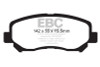 EBC Brakes DP42134R Yellowstuff Street And Track Brake Pads Fits 13-23 CX-5