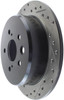 StopTech 127.44142R Sport Cross-Drilled And Slotted Disc Brake Rotor Fits IS250