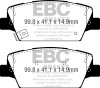 EBC Brakes DP43086R Yellowstuff Street And Track Brake Pads Fits 17-18 Cadenza
