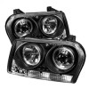 Spyder Auto 5008008 Halo LED Projector Headlights Fits 09-10 300