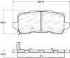 StopTech 308.16980 StopTech Street Brake Pads Fits 14-20 RLX TLX