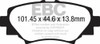 EBC Brakes UD1729 Ultimax  Brake Pads Fits 14-19 3