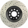 StopTech 127.33096L Sport Cross-Drilled And Slotted Disc Brake Rotor
