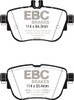 EBC Brakes DP32297C Redstuff Ceramic Low Dust Brake Pads Fits 17-23 E300 E350