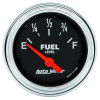 AutoMeter 2516 Traditional Chrome Electric Fuel Level Gauge