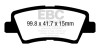 EBC Brakes DP31865C Redstuff Ceramic Low Dust Brake Pads