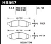 Hawk Performance HB567F.694 HPS Disc Brake Pad