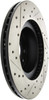 StopTech 127.45051L Sport Cross-Drilled And Slotted Disc Brake Rotor Fits RX-7