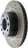 StopTech 127.45051L Sport Cross-Drilled And Slotted Disc Brake Rotor Fits RX-7