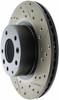 StopTech 127.45051L Sport Cross-Drilled And Slotted Disc Brake Rotor Fits RX-7