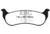 EBC Brakes DP41668R Yellowstuff Street And Track Brake Pads Fits 04-08 Pacifica