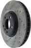 StopTech 128.34060R Sport Cross-Drilled Disc Brake Rotor Fits 02-06 X5