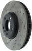 StopTech 128.34060R Sport Cross-Drilled Disc Brake Rotor Fits 02-06 X5