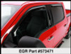 EGR 573471 SlimLine In-Channel WindowVisors Set of 4