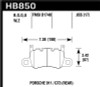 Hawk Performance HB850U.655 DTC-70 Disc Brake Pad Fits 14-19 911 Cayman Panamera