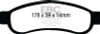 EBC Brakes DP61893 6000 Series Greenstuff Truck/SUV Brakes Disc Pads