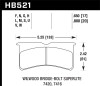 Hawk Performance HB521S.650 HT-10 Disc Brake Pad