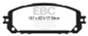 EBC Brakes DP63030 6000 Series Greenstuff Truck/SUV Brakes Disc Pads