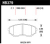 Hawk Performance HB379Y.626 LTS Disc Brake Pad Fits 92-98 MPV