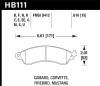 Hawk Performance HB111M.610 Black Disc Brake Pad
