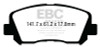 EBC Brakes DP23007 Greenstuff 2000 Series Sport Brake Pads Fits 13-17 200 Dart