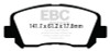 EBC Brakes DP23007 Greenstuff 2000 Series Sport Brake Pads Fits 13-17 200 Dart