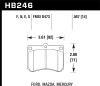 Hawk Performance HB246F.567 HPS Disc Brake Pad