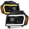 Anzo USA 111543 Projector Headlight Set Fits 05-07 Grand Cherokee (WK)