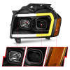 Anzo USA 111543 Projector Headlight Set Fits 05-07 Grand Cherokee (WK)