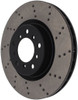 StopTech 128.34058L Sport Cross-Drilled Disc Brake Rotor Fits 01-06 M3
