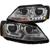 Anzo USA 121503 Projector Headlight Set Fits 11-13 Jetta