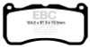 EBC Brakes DP43013R Yellowstuff Street And Track Brake Pads Fits 13-14 Mustang