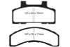 EBC Brakes DP61240 6000 Series Greenstuff Truck/SUV Brakes Disc Pads