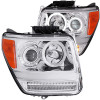 Anzo USA 111144 Projector Headlight Set w/Halo Fits 07-11 Nitro