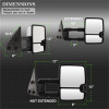 Spyder Auto 9936746 XTune Door Mirror Set