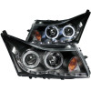 Anzo USA 121400 Projector Headlight Set w/Halo Fits 11-15 Cruze