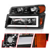 Anzo USA 111558 Crystal Headlight Set