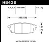 Hawk Performance HB436E.535 Blue 9012 Disc Brake Pad Fits 01-03 Protege Protege5