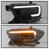 Spyder Auto 9043000 DRL Light Bar Projector Headlights Fits 16-18 Tacoma