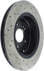 StopTech 128.51035R Sport Cross-Drilled Disc Brake Rotor Fits Genesis Coupe