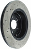 StopTech 128.51035R Sport Cross-Drilled Disc Brake Rotor Fits Genesis Coupe