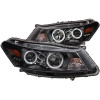 Anzo USA 121408 Projector Headlight Set w/Halo Fits 08-12 Accord