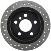 StopTech 127.34159L Sport Cross-Drilled And Slotted Disc Brake Rotor Fits Cooper