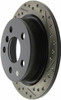 StopTech 127.34159L Sport Cross-Drilled And Slotted Disc Brake Rotor Fits Cooper