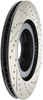 StopTech 127.45071R Sport Cross-Drilled And Slotted Disc Brake Rotor Fits RX-8