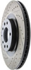 StopTech 127.45071R Sport Cross-Drilled And Slotted Disc Brake Rotor Fits RX-8