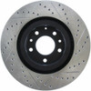 StopTech 127.45071R Sport Cross-Drilled And Slotted Disc Brake Rotor Fits RX-8