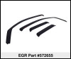 EGR 572655 SlimLine In-Channel WindowVisors Set of 4