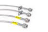 Goodridge USA 12325 G-STOP SS Braided Brake Line Kit Fits 11-13 Fiesta